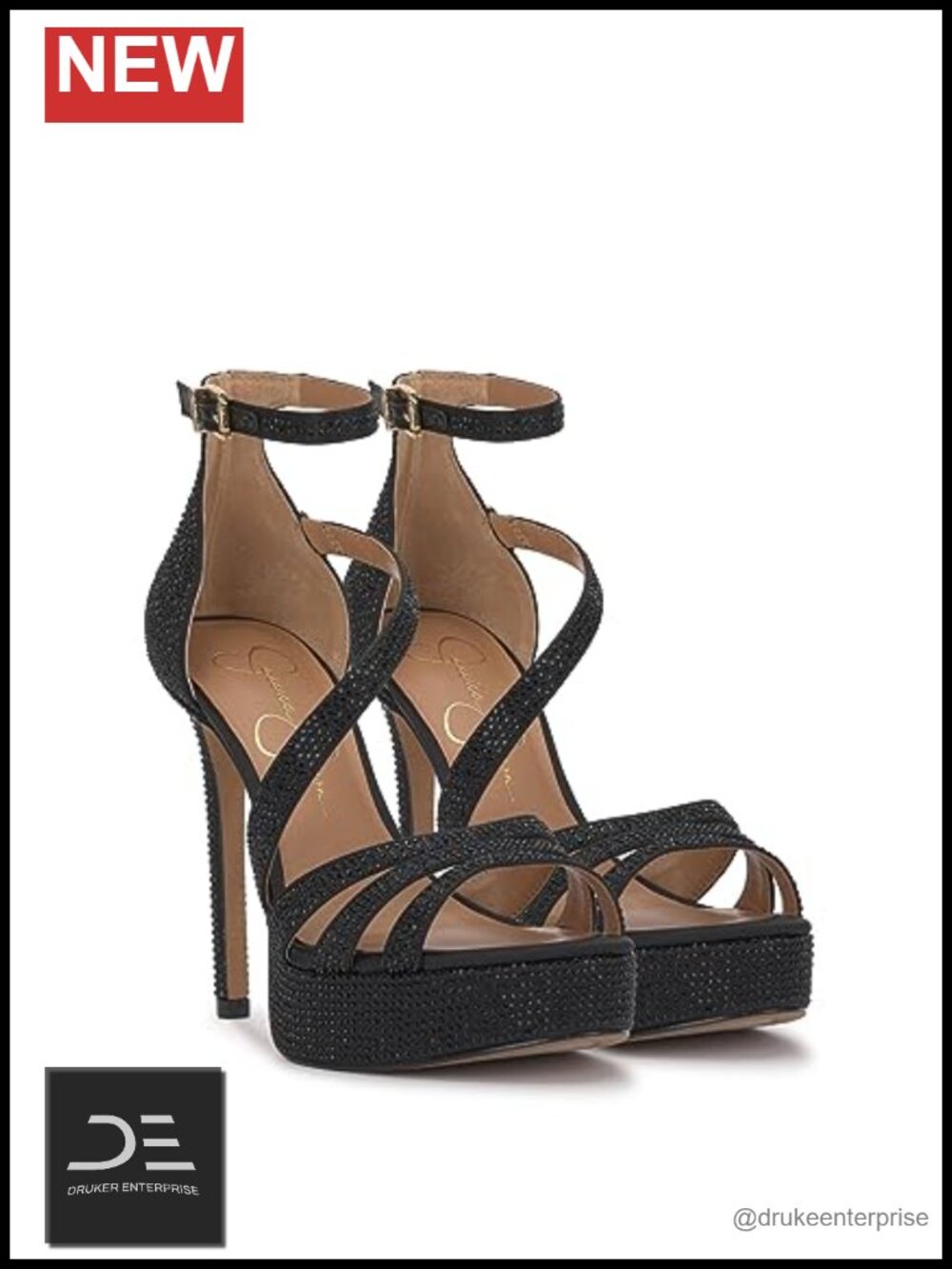 Faux Leather Ankle Strap Platform Wedge Heels for Women